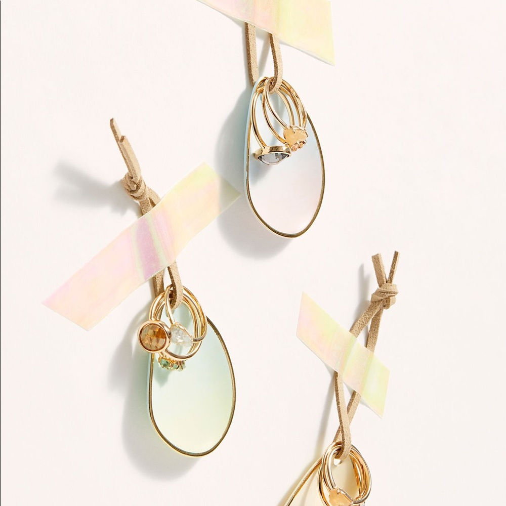 Free people Love story rings